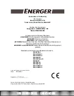 Preview for 19 page of Energer ENE456COM Safety And Operating Manual