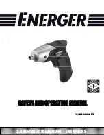 Energer ENS460DRS Afety And Operating Manual предпросмотр