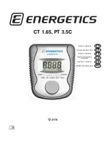 Preview for 1 page of Energetics CT 1.65 Manual