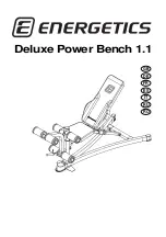 Energetics Deluxe Power Bench 1.1 Owner'S Manual предпросмотр