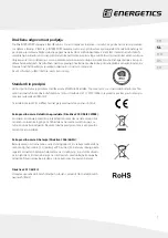 Preview for 7 page of Energetics IWM WS TS 825 Operation Manual