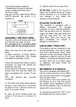 Preview for 16 page of Energetics JE6462 Instructions For Assembly And Use