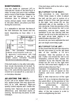 Preview for 17 page of Energetics JE6462 Instructions For Assembly And Use