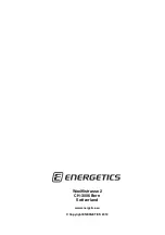 Preview for 19 page of Energetics POLAR POWER RUN 4.8 HRC Manual