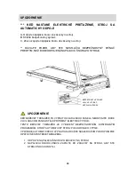 Предварительный просмотр 98 страницы Energetics POWER RUN 1010HRC Owner'S Manual