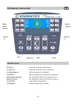 Preview for 15 page of Energetics POWER RUN 12.0 HRC Owner'S Manual