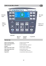 Preview for 39 page of Energetics POWER RUN 12.0 HRC Owner'S Manual