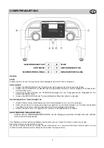 Preview for 7 page of Energetics POWER RUN 5.0 Owner'S Manual