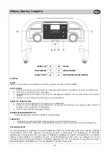 Preview for 16 page of Energetics POWER RUN 5.0 Owner'S Manual