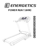 Предварительный просмотр 1 страницы Energetics POWER RUN 7.0HRC Owner'S Manual