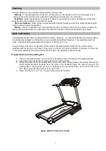 Предварительный просмотр 7 страницы Energetics POWER RUN 7.0HRC Owner'S Manual