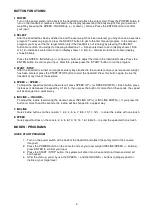 Preview for 4 page of Energetics POWER RUN 9.5 Instructions Manual