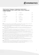 Preview for 3 page of Energetics PR 1.8 Computer Manual