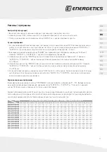 Preview for 11 page of Energetics PR 1.8 Computer Manual