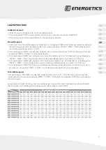 Preview for 17 page of Energetics PR 1.8 Computer Manual