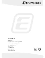 Предварительный просмотр 128 страницы Energetics PR 7000hrc Assembly Manual