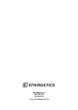 Preview for 31 page of Energetics ST 10.1 Owner'S Manual