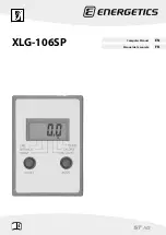 Energetics XLG-106SP Owner'S Manual preview