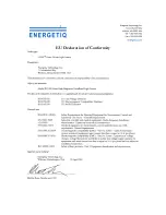 Предварительный просмотр 3 страницы Energetiq LDLS EQ-400 Operation Manual