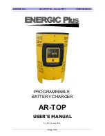 Предварительный просмотр 1 страницы Energic Plus AR-TOP User Manual