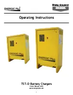 Предварительный просмотр 1 страницы Energic Plus TST-D Operating Instructions Manual