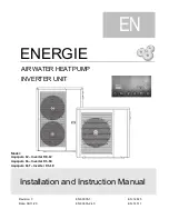 Energie Aquapura 12 Installation And Instruction Manual предпросмотр