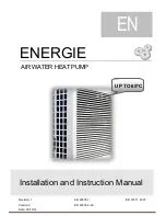 Preview for 1 page of Energie FF Evi 10 Installation And Instruction Manual