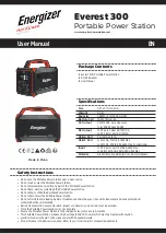 Предварительный просмотр 2 страницы Energizer 152701 User Manual