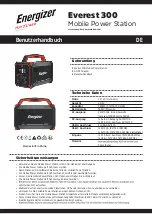 Предварительный просмотр 5 страницы Energizer 152701 User Manual