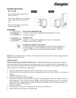 Предварительный просмотр 3 страницы Energizer 338607 User Manual