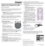 Energizer 59332-T Quick Start Manual предпросмотр