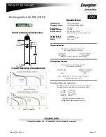 Energizer AAA-850 (HR03) Datasheet предпросмотр