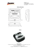 Предварительный просмотр 3 страницы Energizer BC-5HU Engineering Data