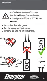 Предварительный просмотр 6 страницы Energizer CONNECT EOX3-1001 Quick Start Manual