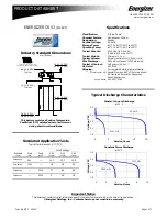 Preview for 1 page of Energizer e2 Photo ELCRV3 Product Data Sheet