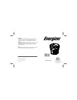 Energizer EN120 Owner'S Manual предпросмотр