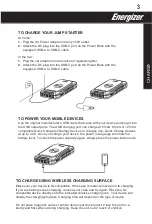 Предварительный просмотр 3 страницы Energizer ENJ1000 Instruction Manual