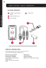 Предварительный просмотр 4 страницы Energizer ENJ1000 Instruction Manual