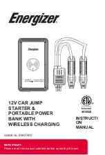 Energizer ENX1000 Instruction Manual предпросмотр