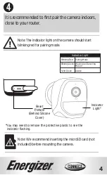 Предварительный просмотр 6 страницы Energizer EOB1-1001-WHT Quick Start Manual