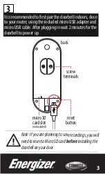 Предварительный просмотр 5 страницы Energizer EOD1-1001-SIL Quick Start Manual