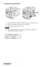 Preview for 44 page of Energizer eZV 4500W i-Series User Manual