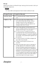 Preview for 48 page of Energizer eZV 4500W i-Series User Manual