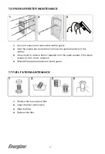 Предварительный просмотр 34 страницы Energizer eZV2000S User Manual