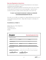 Предварительный просмотр 39 страницы Energizer EZV2200 User Manual