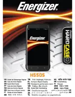 Energizer Hardcase H550S Quick Start Up Manual предпросмотр