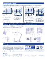 Предварительный просмотр 3 страницы Energizer Light on Demand Twin Light Center User Manual