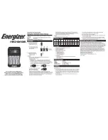 Предварительный просмотр 1 страницы Energizer Recharge Smart CHP41US Quick Manual