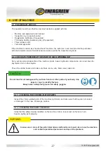 Предварительный просмотр 35 страницы ENERGREEN RoboMAX Use And Maintenance Instruction Manual