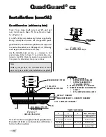 Предварительный просмотр 12 страницы Energy Absorption QuadGuard cz Installation Manual